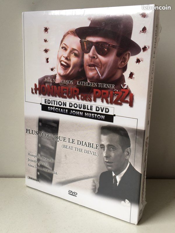 Neuf double dvd john huston - l’honneur des prizzi & plus fort que le diable (image 4)