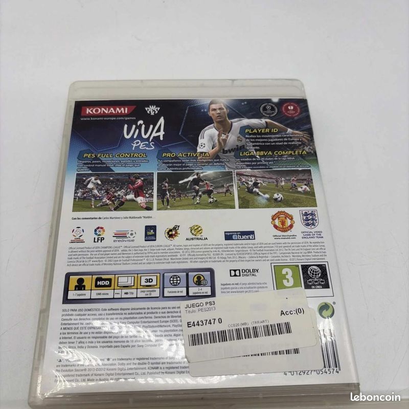Lot De 5 Jeux FIFA PS3 – FIFA 09, 10, 11, 12, 13 – VF, Avec Notices – Bon État