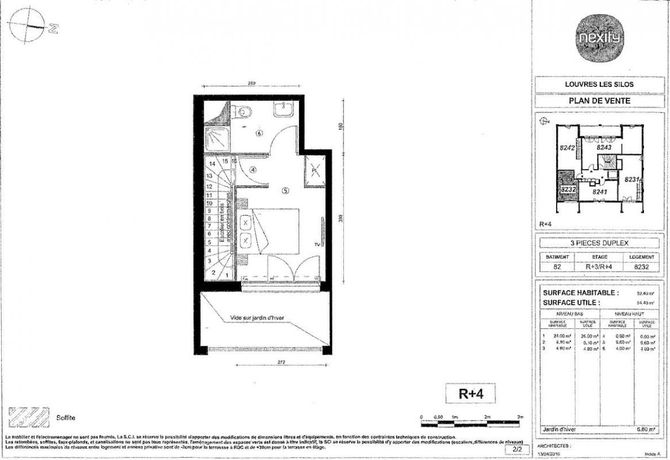 Appartement a louer louvres - 3 pièce(s) - 52 m2 - Surfyn