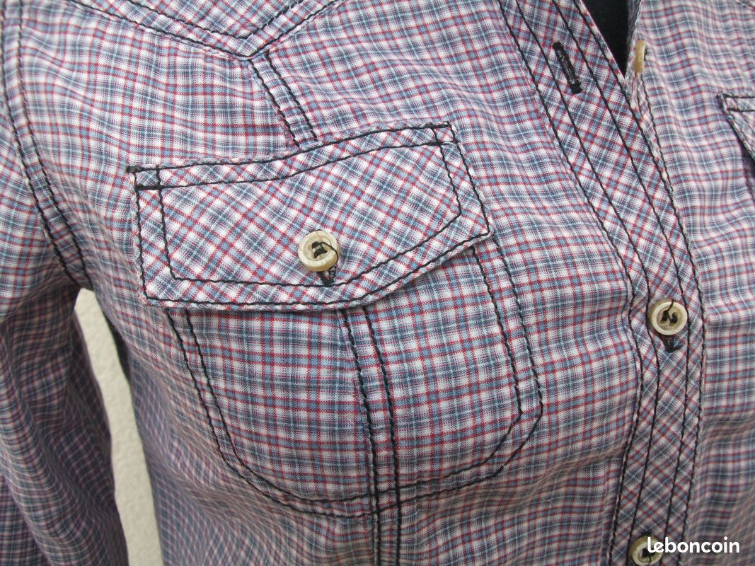 Chemise à carreaux Zara, taille XS-S, style cowboy (image 5)