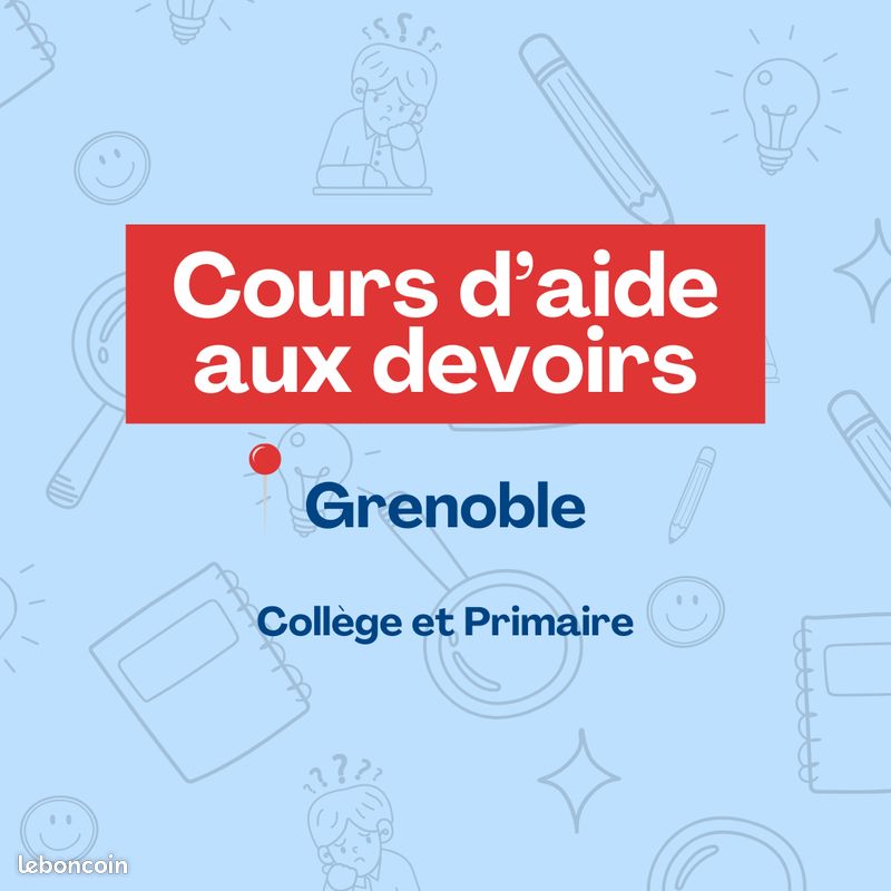 Aide aux devoirs Cours particuliers — free download
