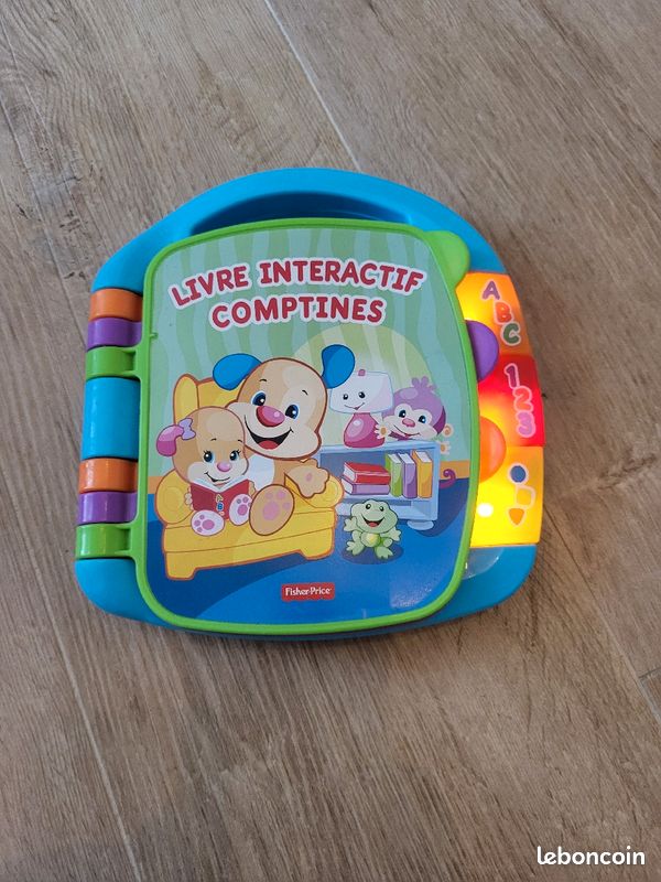 Livre interactif comptines, Fischer price (image 1)