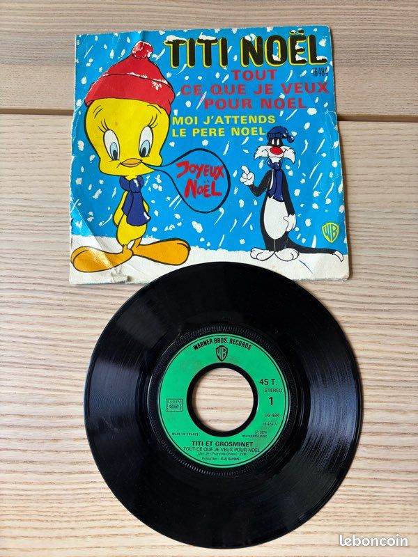 Lot de 3 vinyles 45T Titi et Sylvestre (image 6)