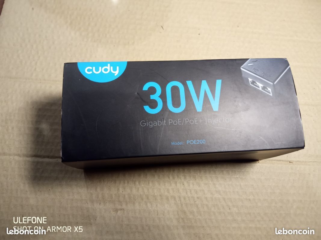 Injecteur PoE CUDY POE200 pour caméra et autres (image 1)