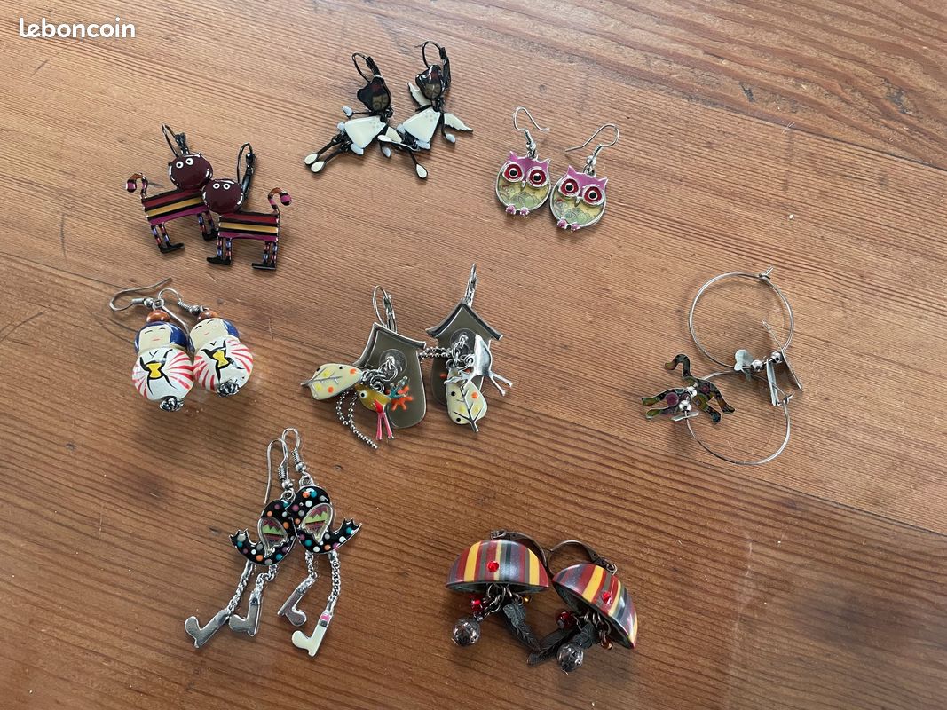 Boucles d’oreilles « fantaisie » (image 1)