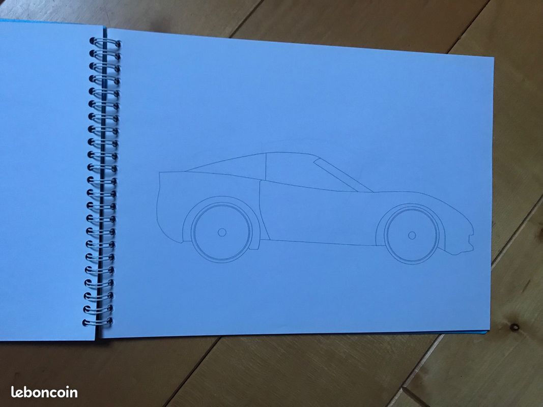 Carnet à spirales pour apprendre à dessiner les voitures (image 4)