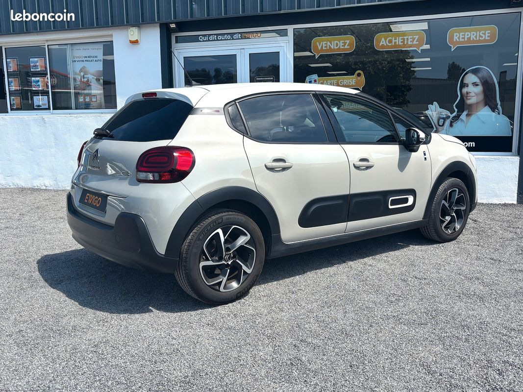 CITROEN C3 GENERATION-III 1.2 PURETECH 110CH S&S SAINT JAMES EAT6 BVA / 1ÈRE MAIN / ENTRETIEN CITROËn (image 2)