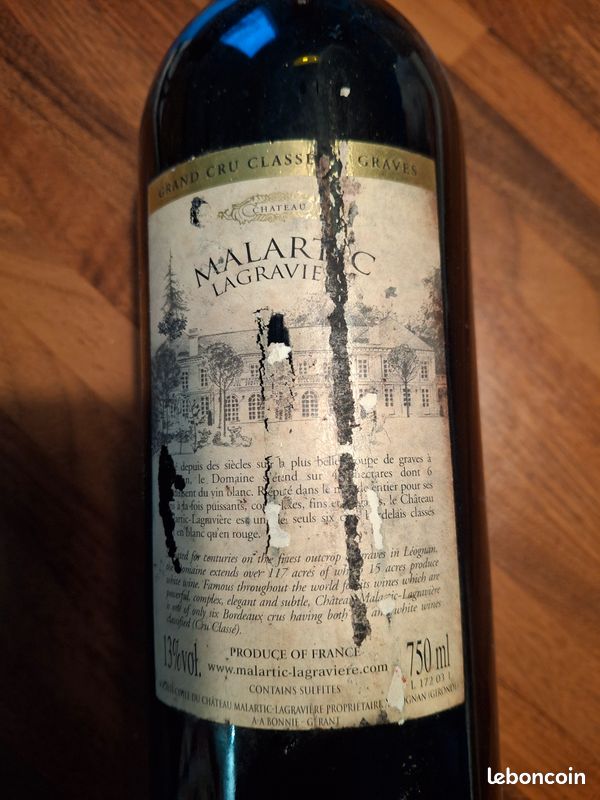 Château Malartic Lagravière 2003 (image 1)