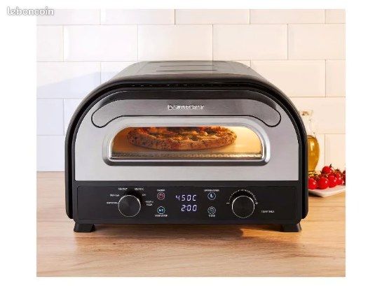 Four a pizza électrique lidl silvercrest 450 degrés neuf dans son carton (image 1)