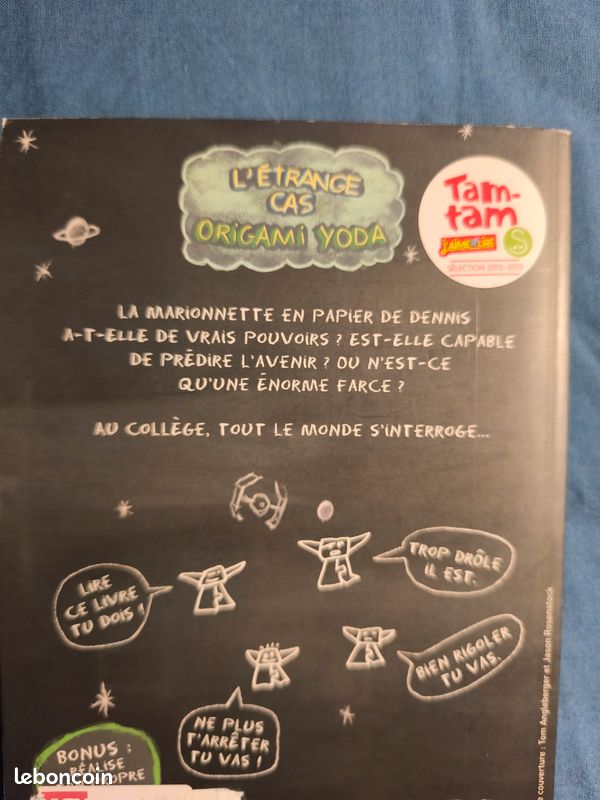Livre L'étrange cas origami yoda (image 3)