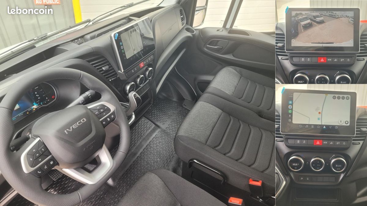 IVECO DAILY MY24 35C18 HA8 V12 FOURGON PACK COMFORT PLUS + PACK STYLE 03 PLACES comme NEUF avec ATTELAGE / MOTEUR 3 LITRES / CAMÉRA DE RECUL / SUSPENSION RENFORCÉE 07 LAMES ( Prix de Vente 48 990 HT ) (image 3)