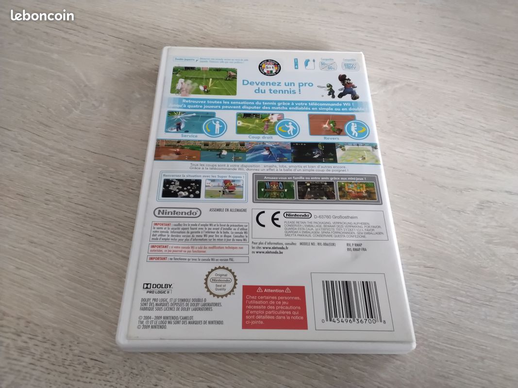 Jeu Wii mario power tennis 🎾 (image 3)