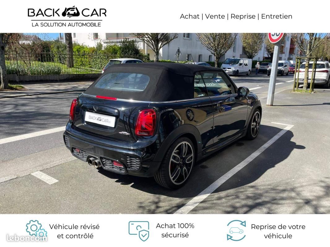 Mini F57 Cabriolet 231 ch John Cooper Works PRO BVA6 - 2P / LIGNE JCW AFFICHAGE TETE HAUTE SIEGES... (image 30)