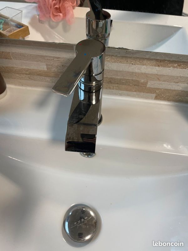 Mitigeur lavabo et barre de douche (image 2)