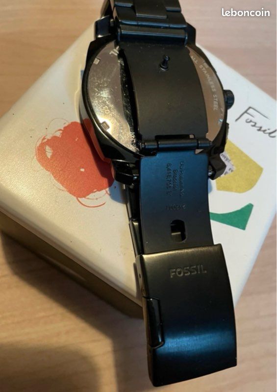 Fossil - Montre FS4552 Homme - 45mm chronographe à Quartz - Bracelet Acier Inoxydable (image 5)