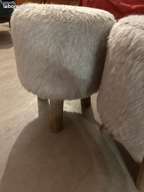 2 tabourets gris (image 3)