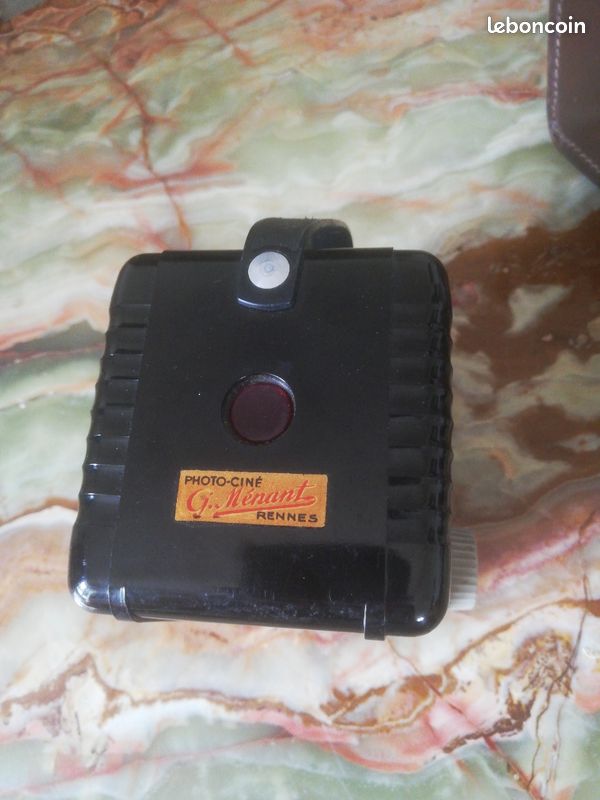 Appareil Photo Vintage Kodak Brownie Flash (Années 50) – Fabriqué en France + Sacoche Cuir (image 4)