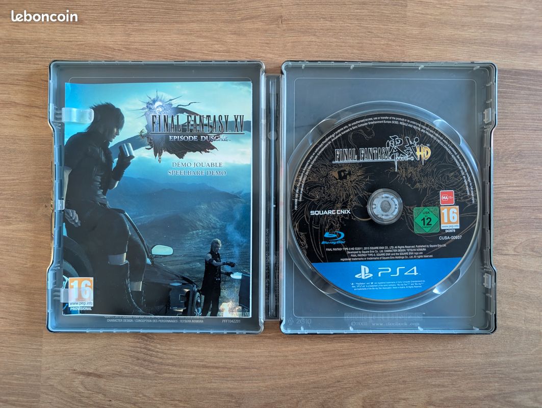 Steelbook Final Fantasy Type-0 - PS4 - Complet (image 4)