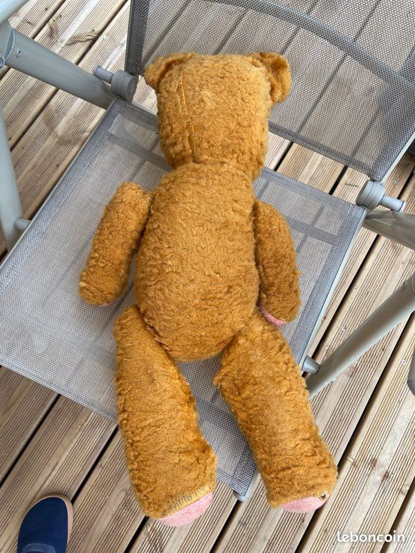 Ancien nounours vintage 50 cm articulé : Achat occasion | Peluches Naissance - 0 mois (45-50 cm) Bon état