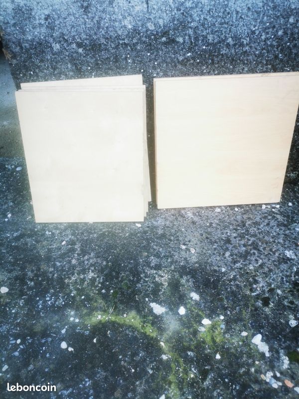 Lot de 6 plaques bois (image 1)