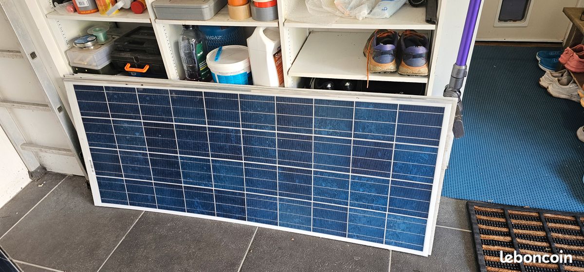 Lot 6 panneaux solaires Monocristallin — 1,1 kWc total (Sites isolés / Nomade) (image 1)
