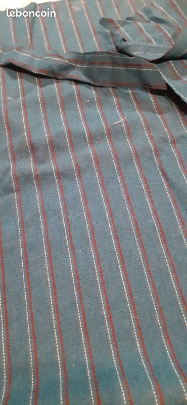 Tissu chaud ligné vert (image 2)