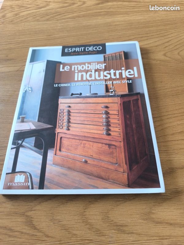 Livre Le mobilier industriel déco vintage rénovation meubles 