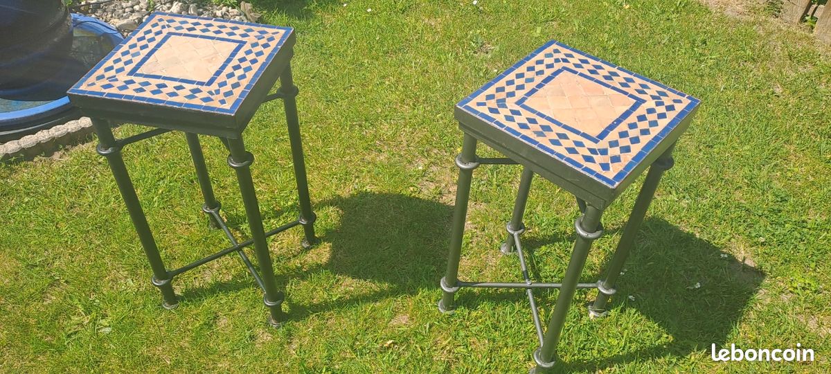 2 sellettes plateau ceramique (image 1)