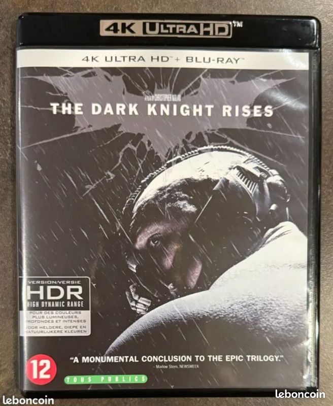 The dark knight rises en Blu-ray et Blu-ray bonus (image 1)