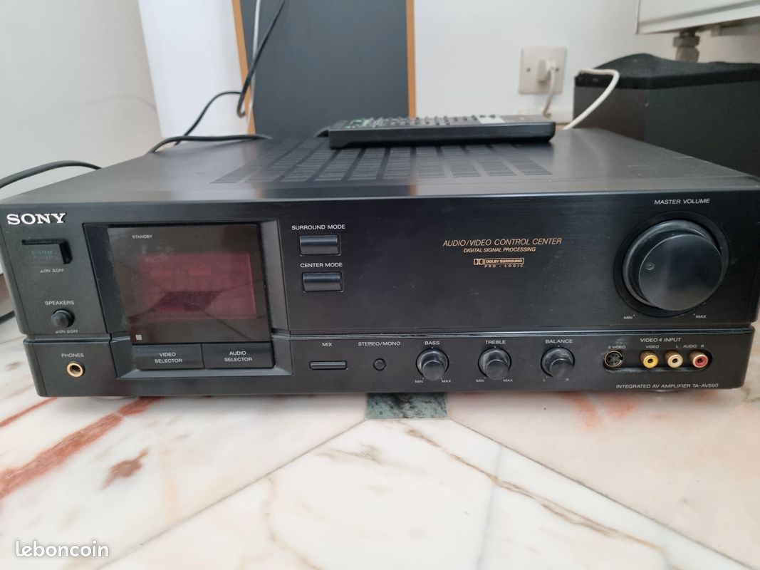 Ampli Sony TA-AV590 avec télécommande (image 2)