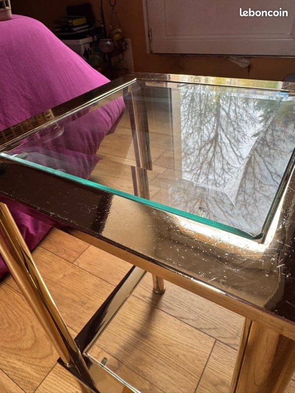 Table style vintage Hollywood Regency années 70 (image 3)