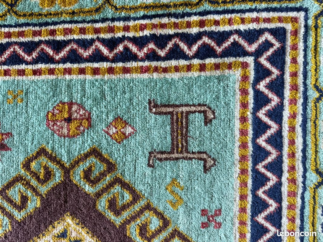 Tapis Ancien Kazak Authentique Caucase – Années 70 Certifié – 176 x 107 cm (image 6)