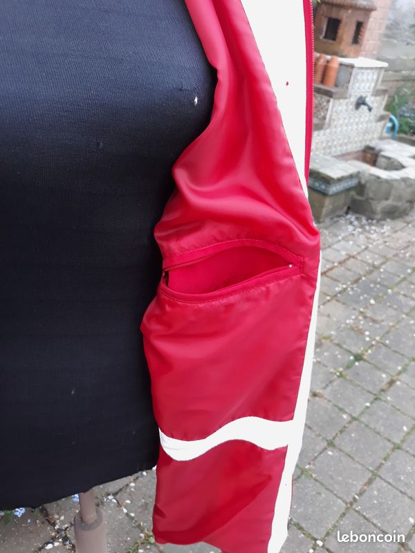 Parka Imper Blouson Caban DAXON Les ESSENTIELS Rouge Taille 50 Neuf (image 6)