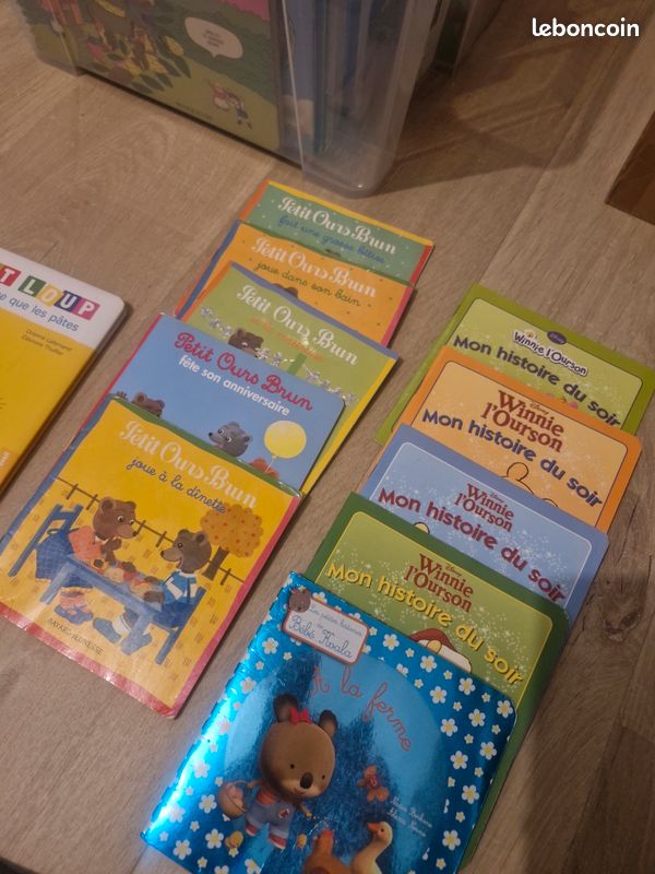 Lot de livres Winnie, P'tit Loup, Petit Ours Brun (image 2)