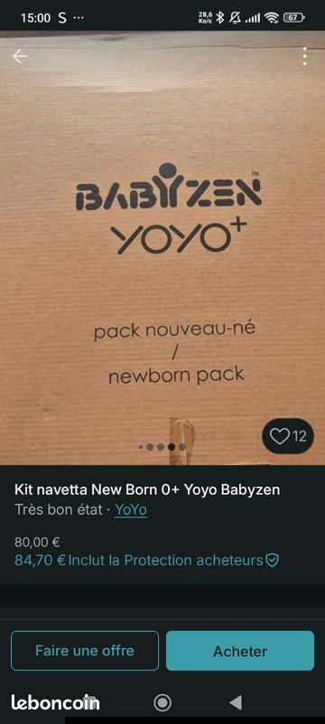 Yoyo 0+ avec chanceliere (image 3)