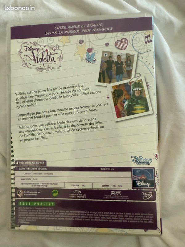 DVD violetta épisode 53 à 56 (image 2)