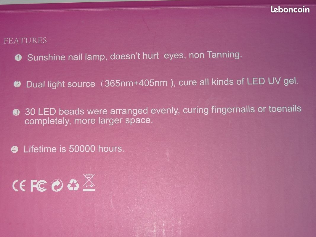 Lampe à ongle LED UV (image 4)