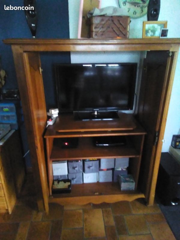 Meuble tv en chene massif (image 2)
