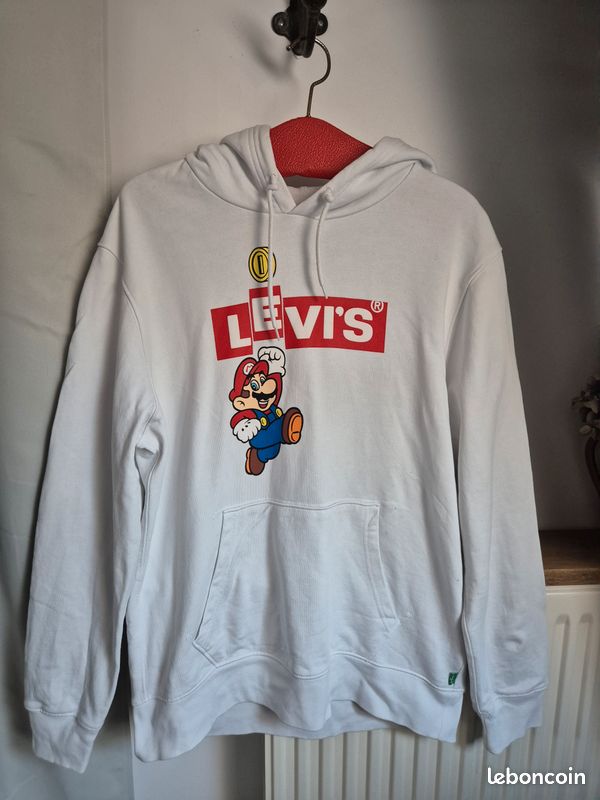 Sweats à capuche Levi's® blanc homme