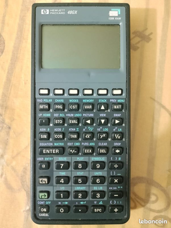 Calculatrice Graphique HP 48GX – Avec Accessoires, état Fonctionnel