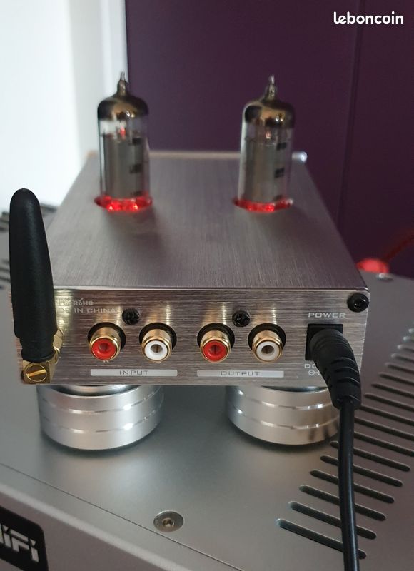 Préamplificateur à tubes FX-AUDIO TUBE-03 MKII Stéréo 6K4 Bluetooth 5.0 Argent (image 8)