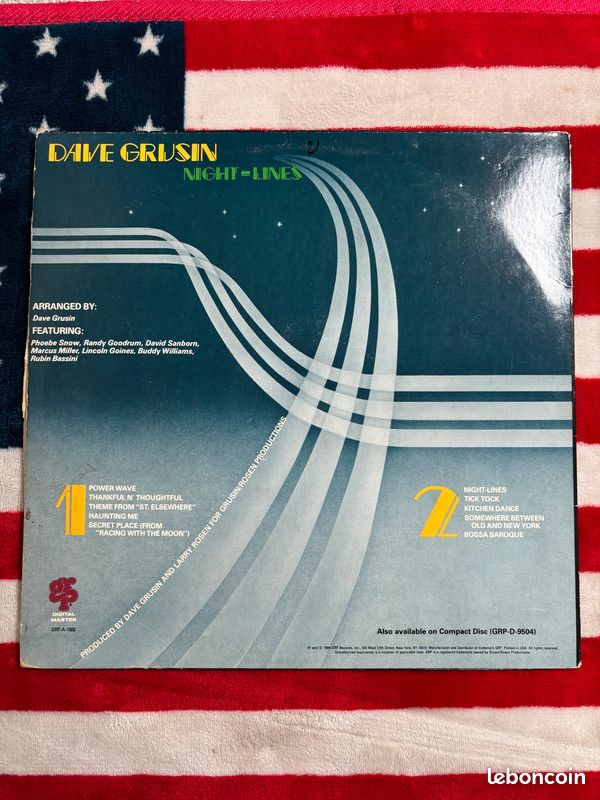Dave Grusin vinyle 33 tours Jazz🎶 (image 2)