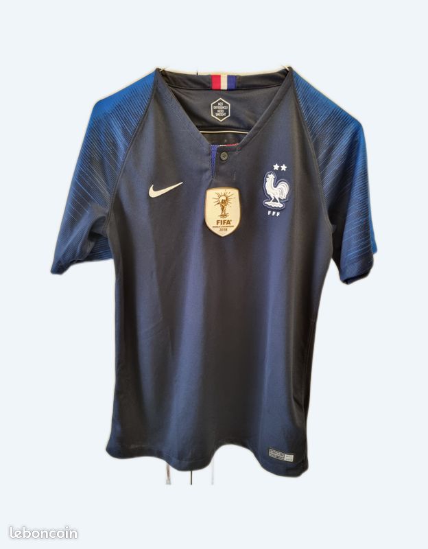 Maglietta Ufficiale Francia Calcio 2018 – Campione Del Mondo – FFF – Taglia Bambino