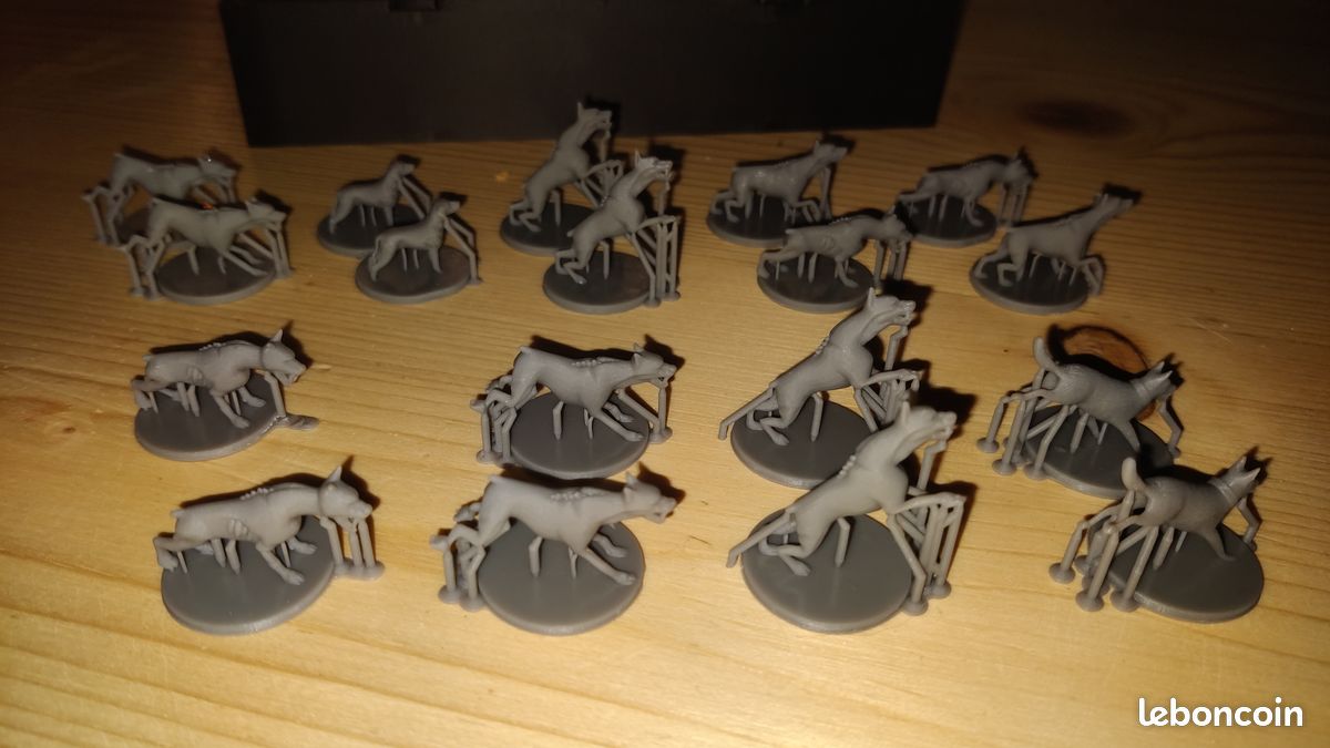 28 Chiens pour Zombicide (impression résine) (image 2)