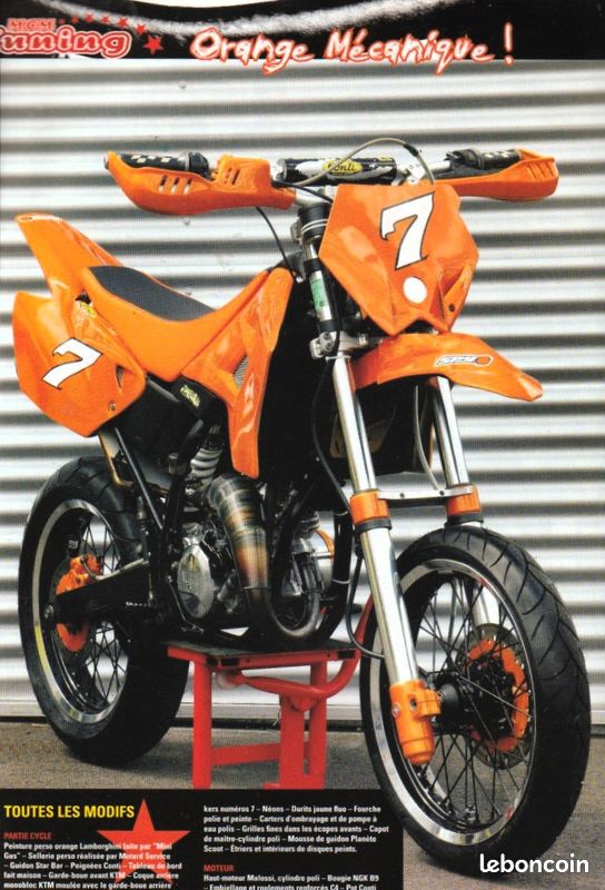 Côté De Carénage Orange Original Derbi Senda – Réf 00H04436801, Neuf, Pour Scooter