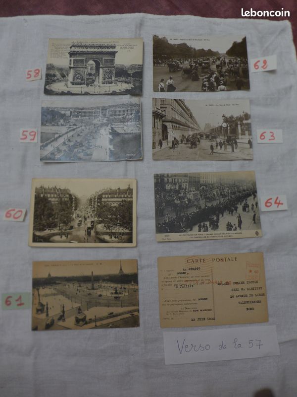 Carte Postale Ancienne – Paris, Ouvriers (Réf. 17260) – Occasion