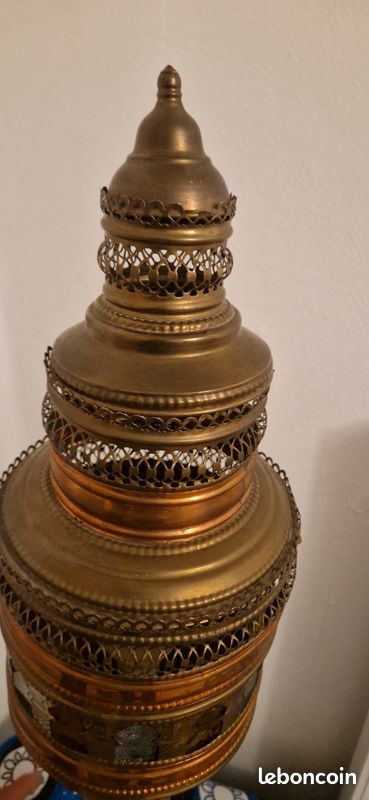 lanterne marocaine en cuivre la Mamounia 51 - Artisanat Marocain