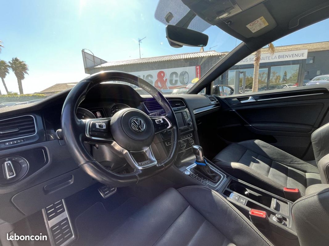 Volkswagen golf gtd 2.0 tdi 184 cv bv dsg 6 suivi complet vw camera / sieges cuir / feux led (image 5)