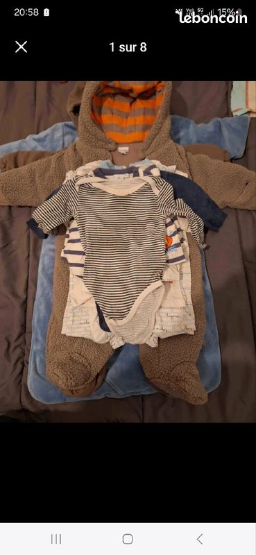 Vend vêtements bébé garçon (image 3)