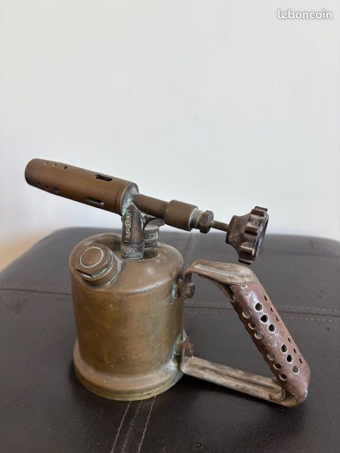 Ancien Chalumeau à Souder Vintage Français - Marque Deco - Occasion Fonctionnelle, Parfait Pour Collection Ou Déco